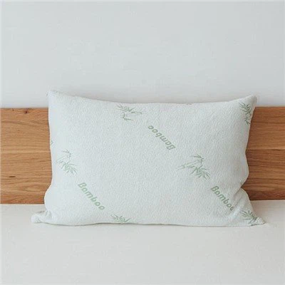 Travesseiro de espuma de memória hipoalergênico de bambu