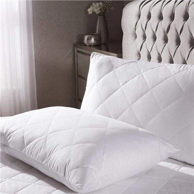 Protetor de travesseiro impermeável de microfibra acolchoado de algodão