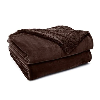 Cobertor Coral Quente Marrom