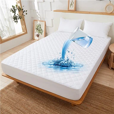 Protetor de colchão grosso acolchoado Diamond Grid